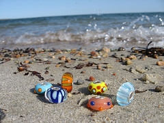 assorted glass trollbeads